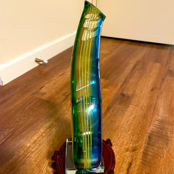 Mid 20th Century Murano Ribbon Art Glass Sculpture - Picture 3 of 10